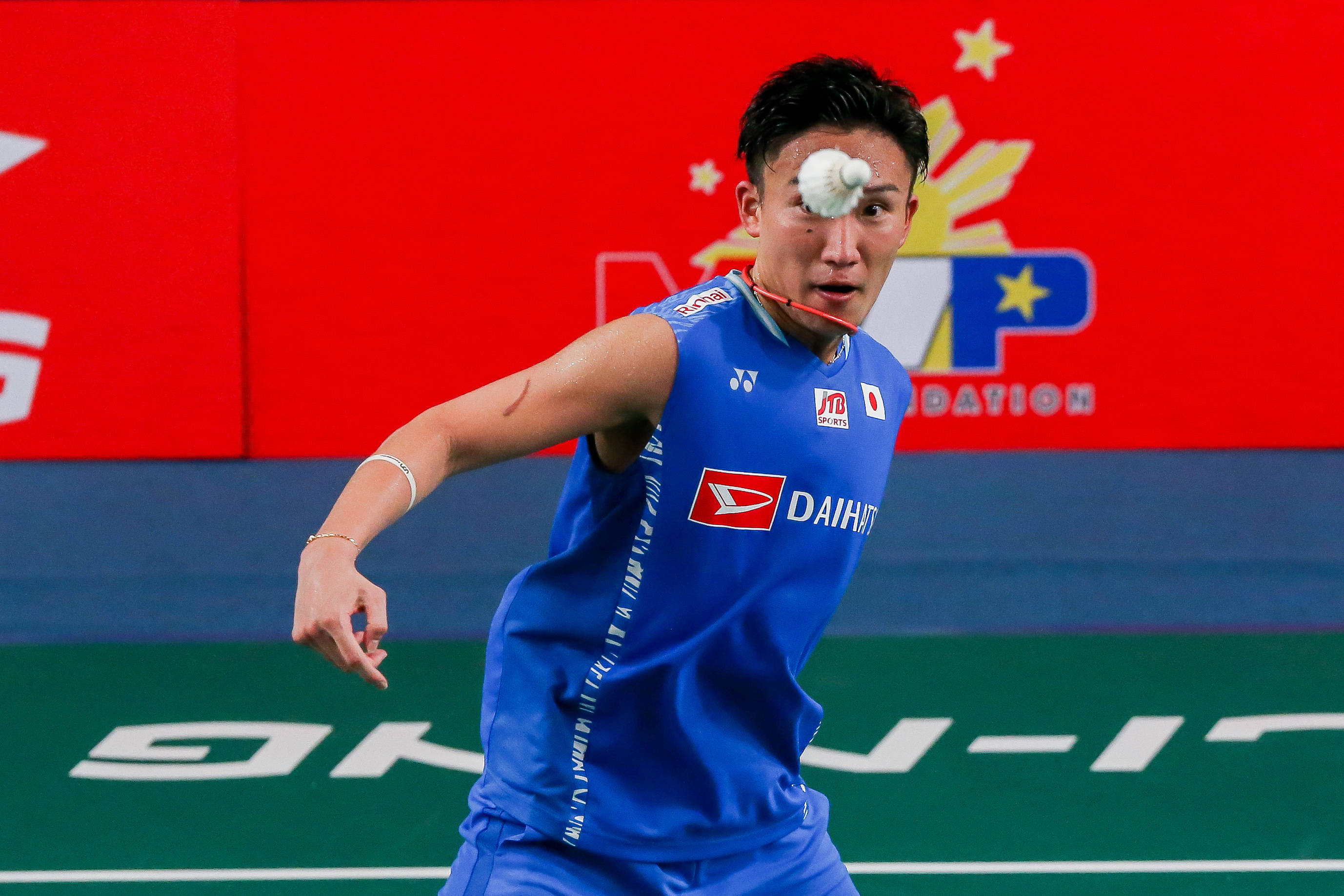 日本羽毛球队完胜英格兰羽毛球队，桃田贤斗惊艳世界